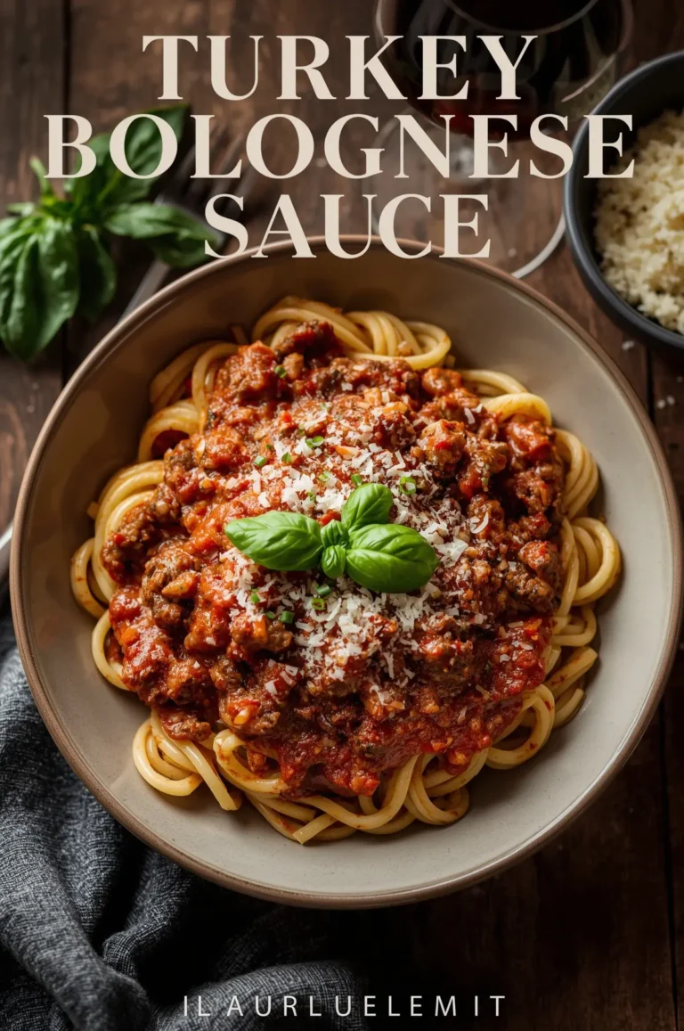 turkey bolognese sauce