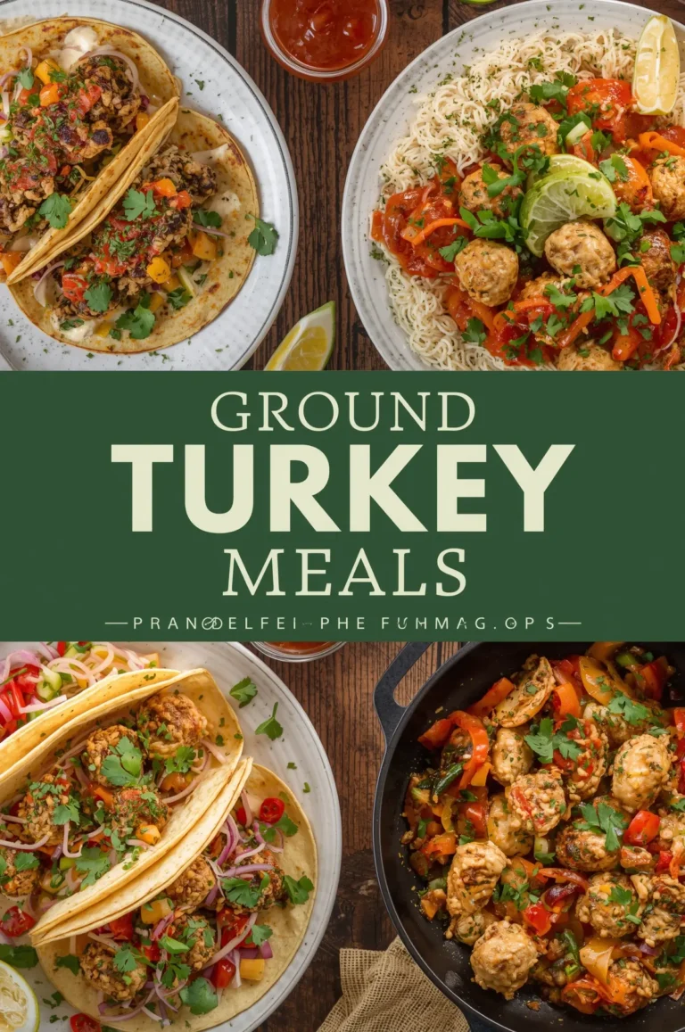 ground turkey meals