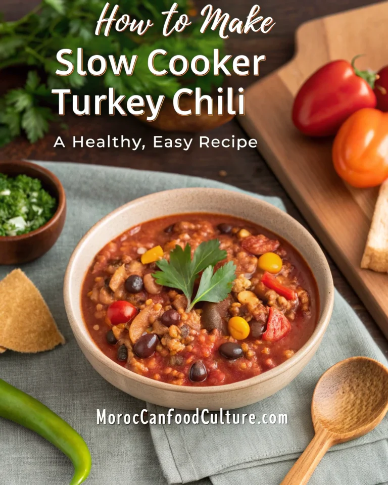 slow cooker turkey chili