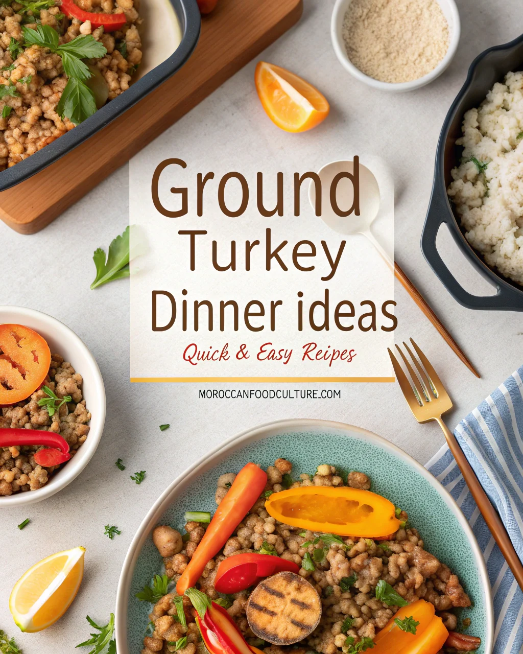 ground turkey dinner