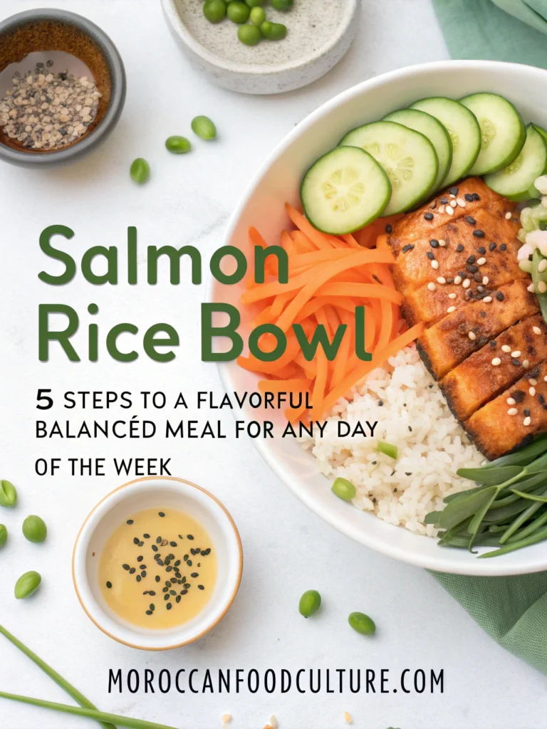 salmon rice bowl