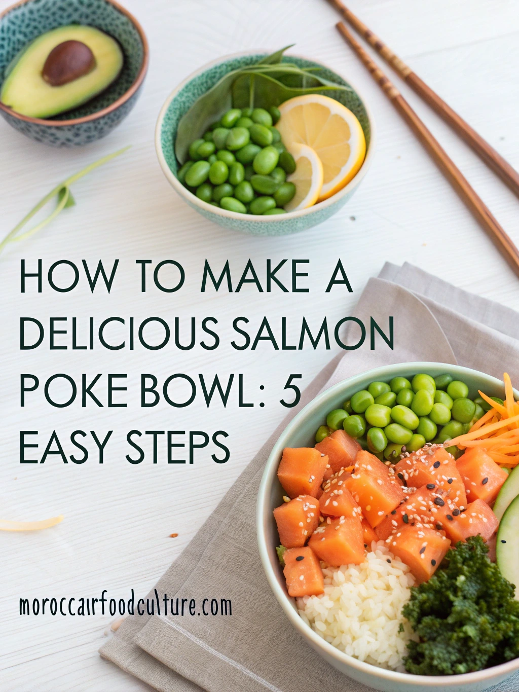 salmon poke bowl
