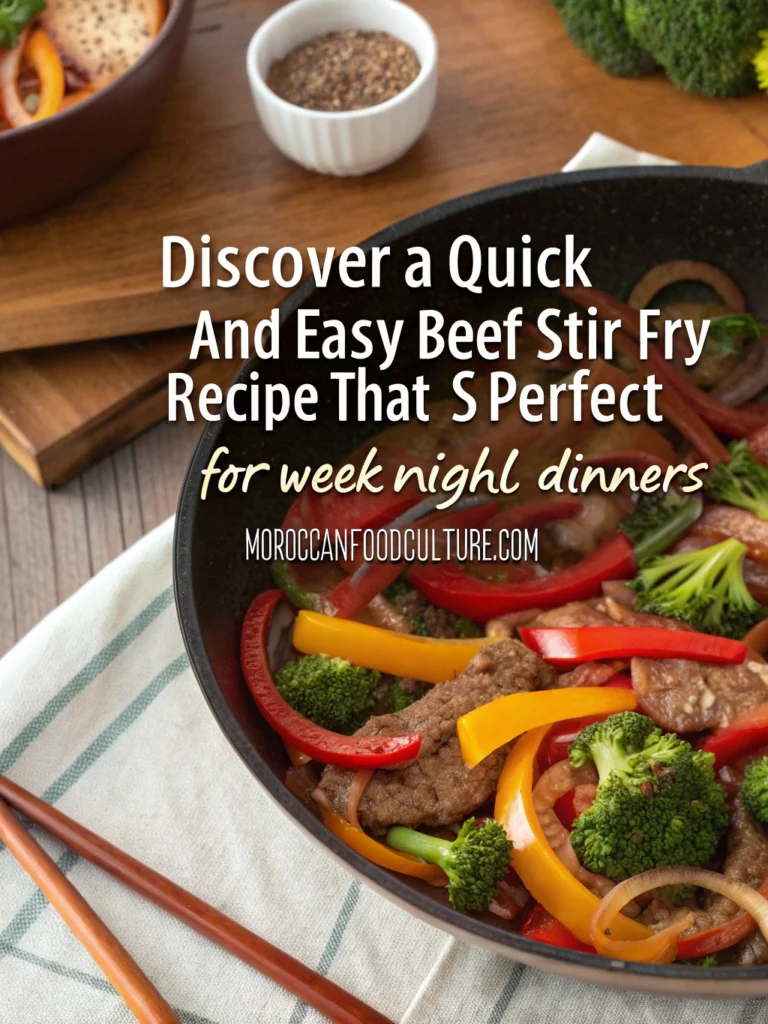 beef stir fry recipe