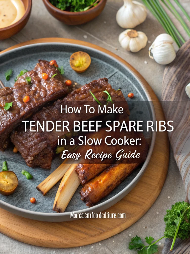 beef spare ribs recipe