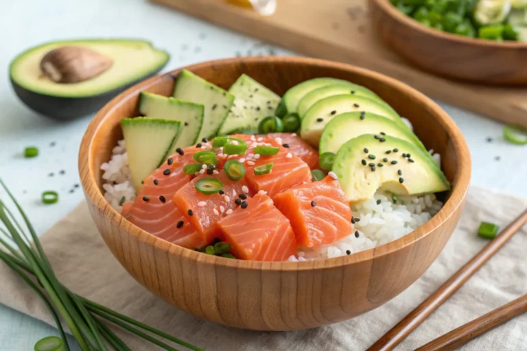 salmon poke bowl