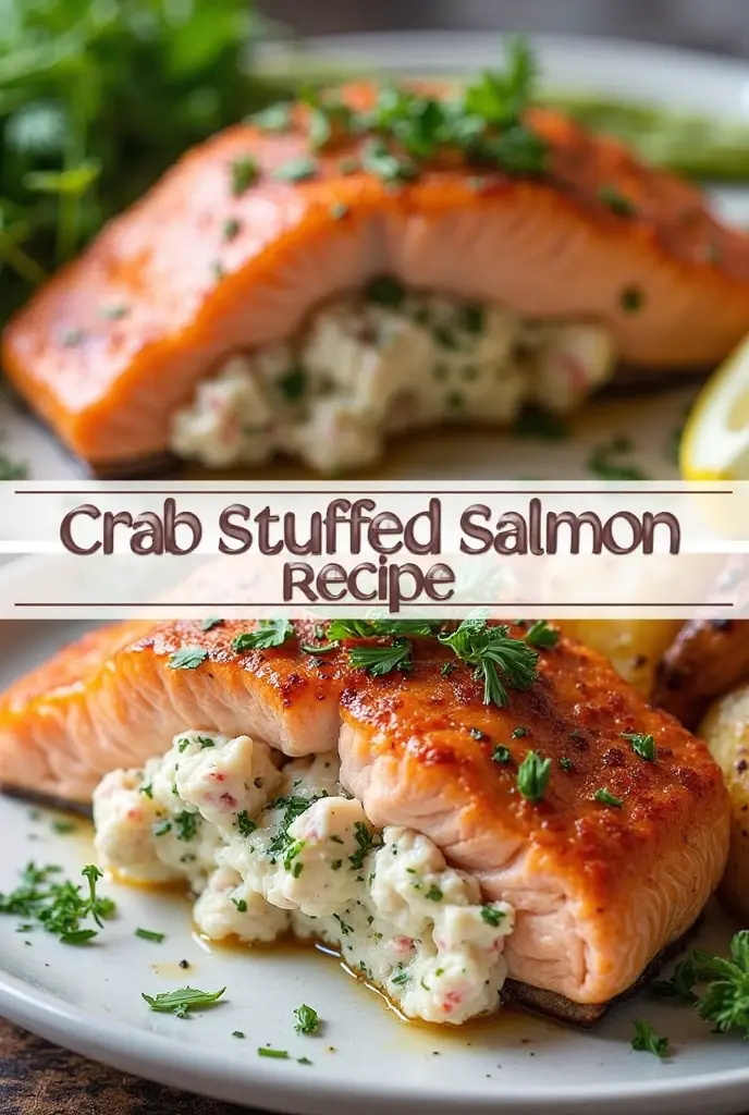 Crab Stuffed Salmon