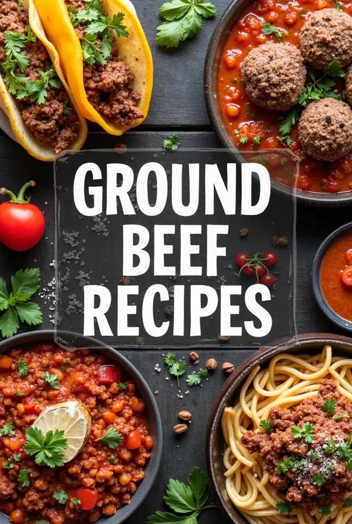 3-Ingredient Ground Beef Recipes