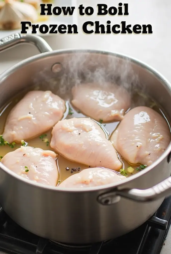 Boil Frozen Chicken
