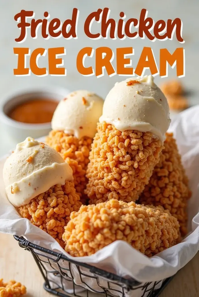 Fried Chicken Ice Cream