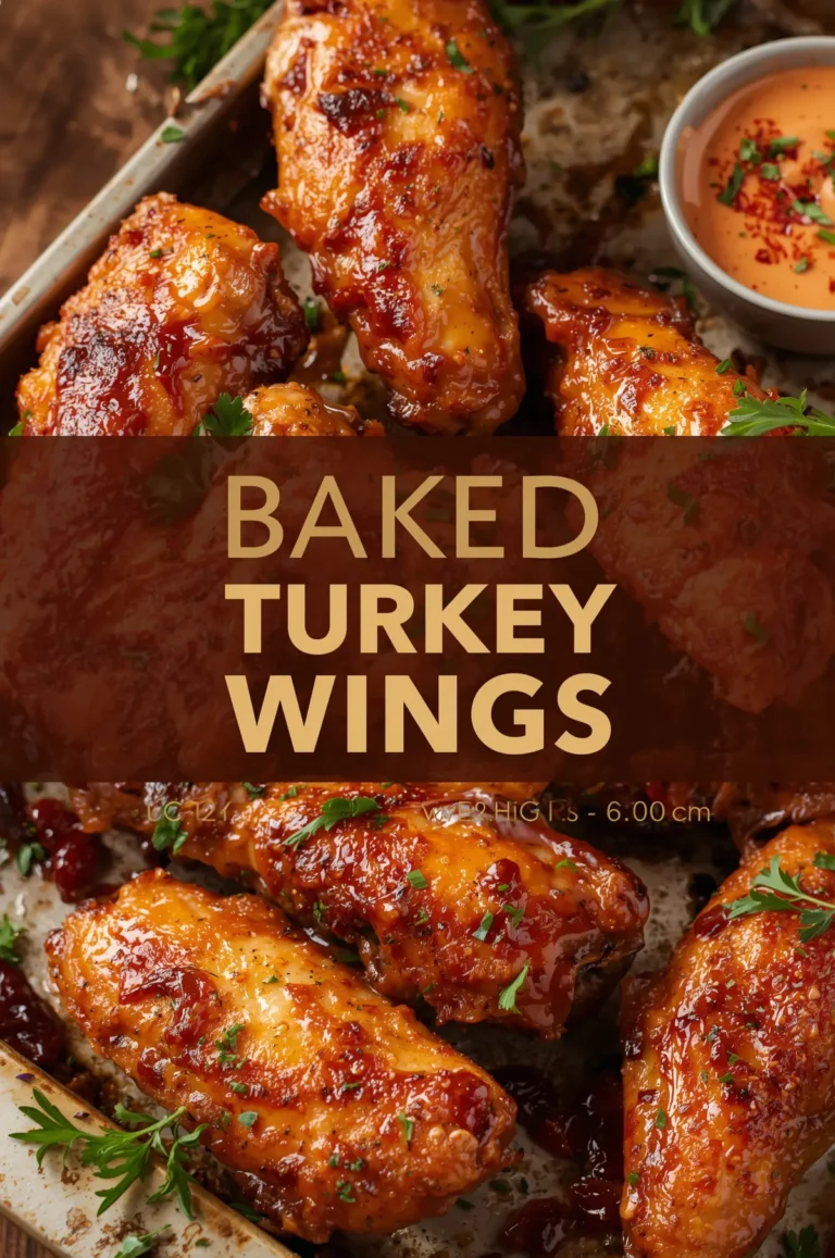 Baked Turkey Wings