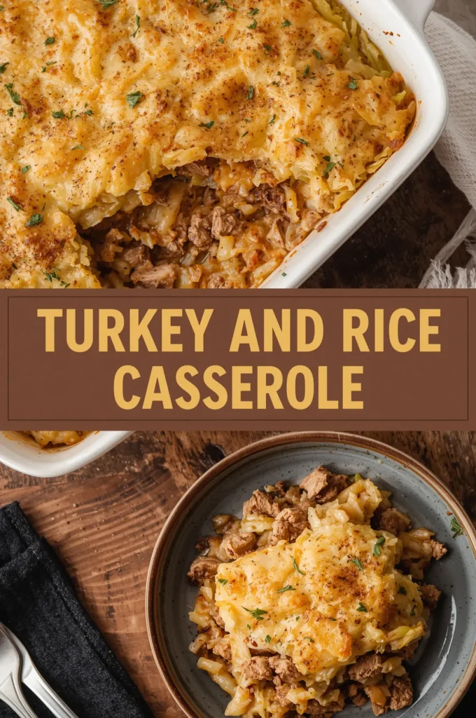 Turkey Cabbage and Rice