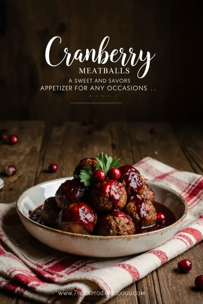 Cranberry Meatballs