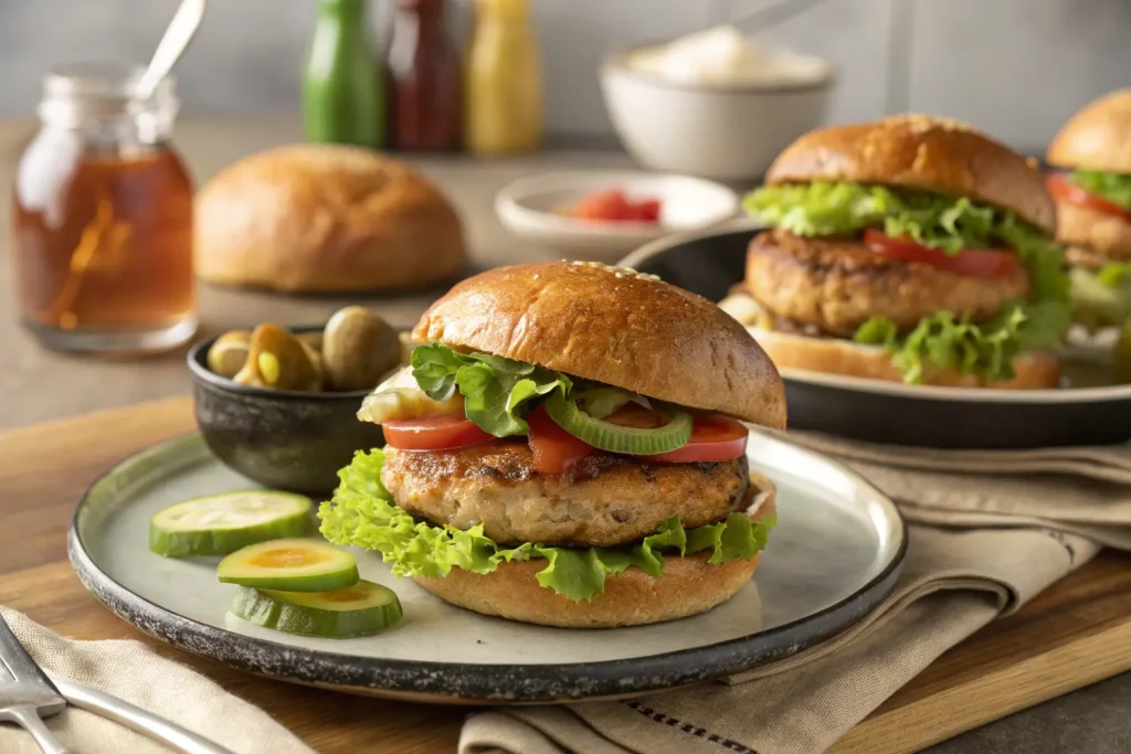 Air Fryer Turkey Burgers