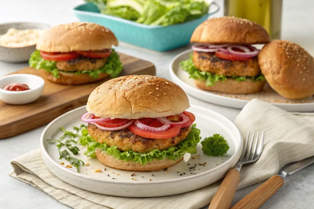 Air Fryer Turkey Burgers