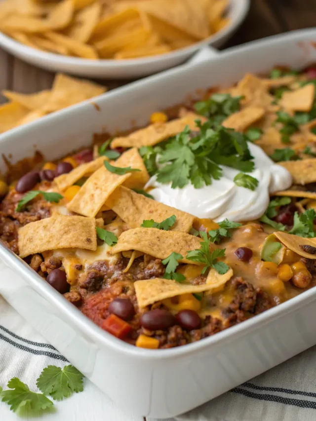 Cheesy Mexican Beef Casserole