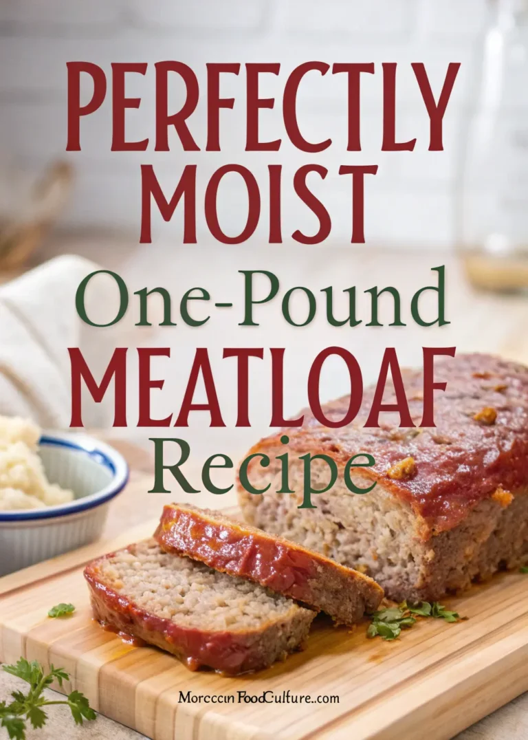 Moist One-Pound Meatloaf