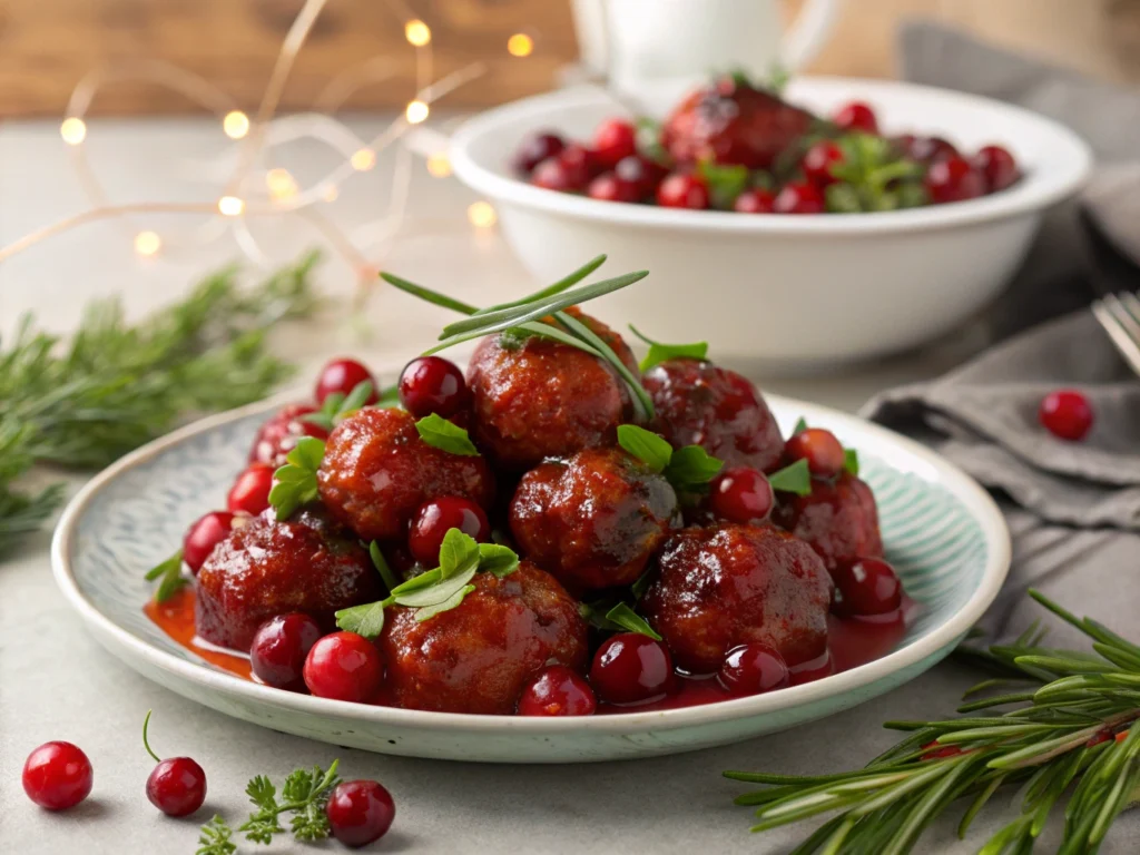 Cranberry Meatballs