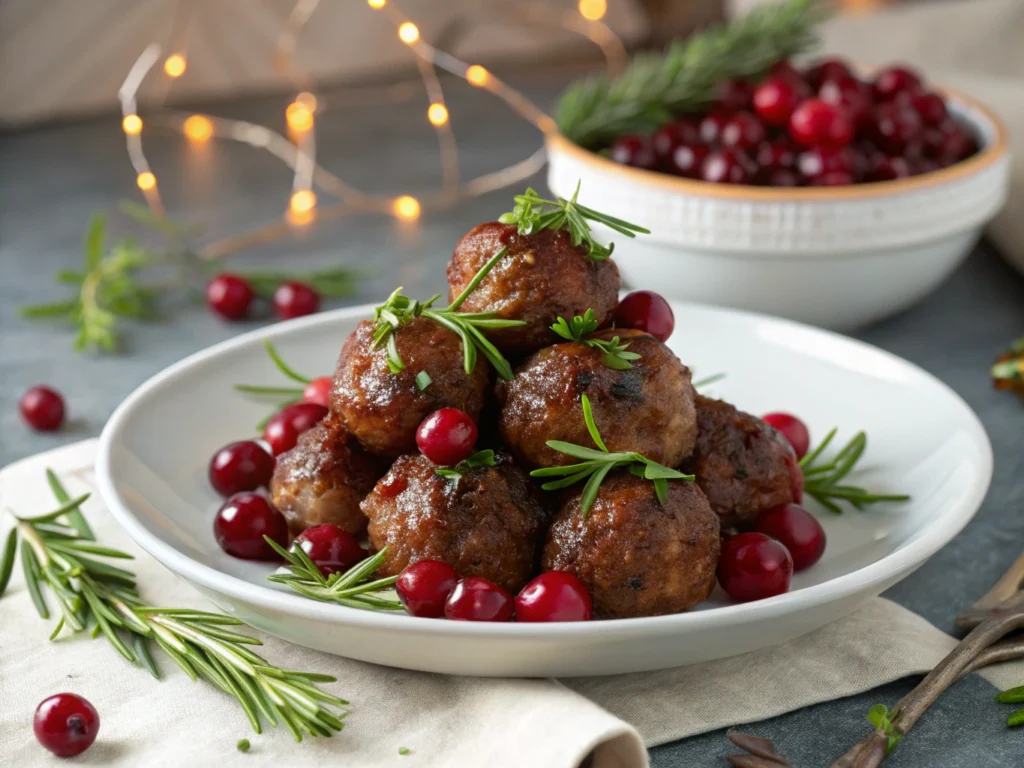 Cranberry Meatballs