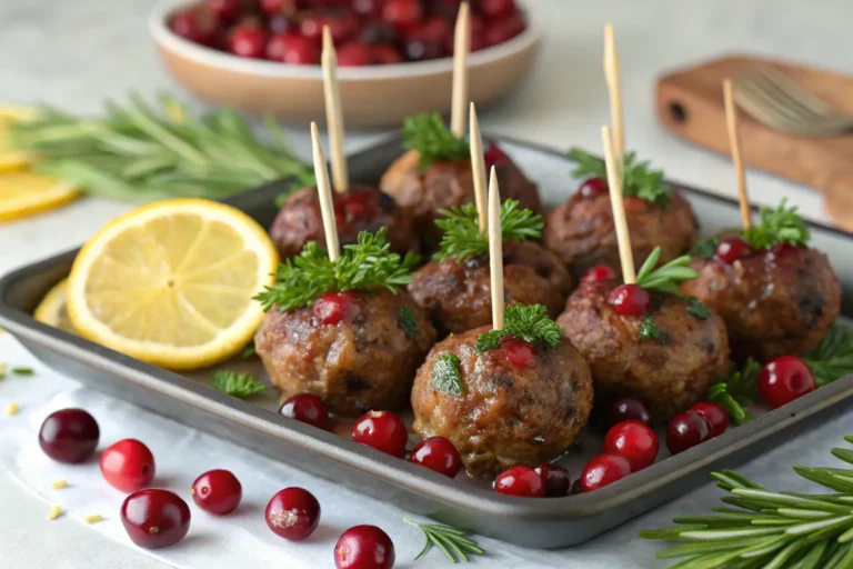 Cranberry Meatballs