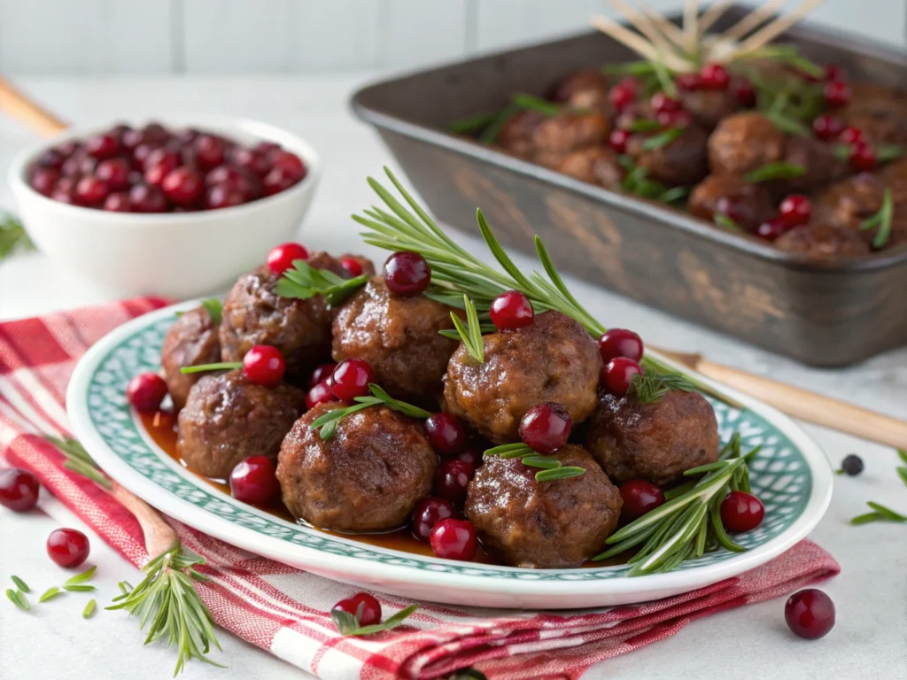 Cranberry Meatballs