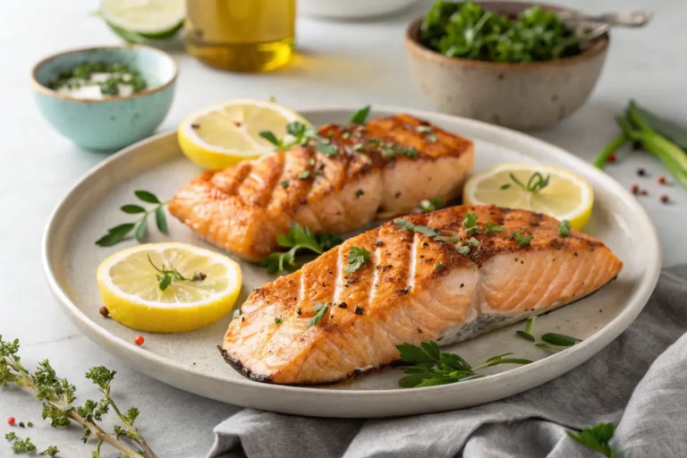 Grilled Salmon Steaks