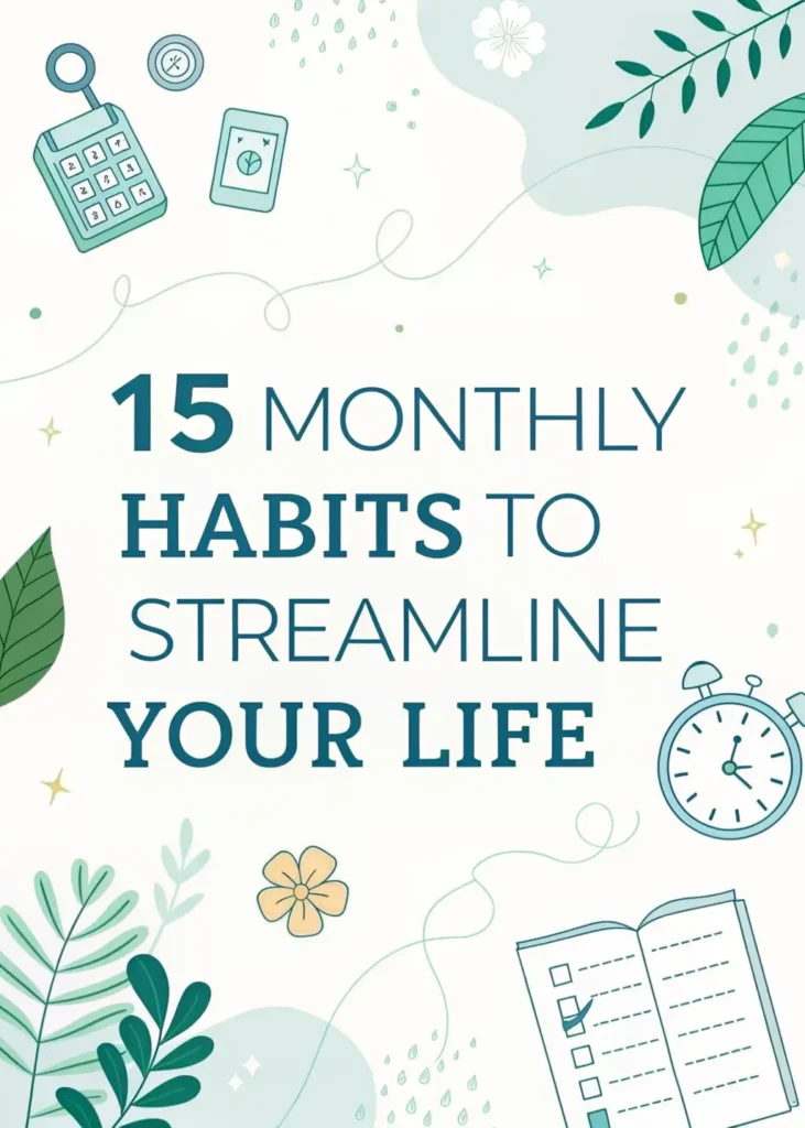 15 Monthly Habits